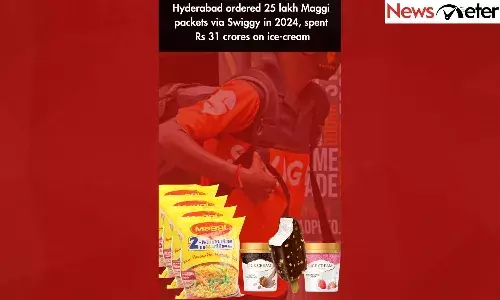 Hyderabad ordered 25 lakh Maggi packets via Swiggy in 2024, spent Rs 31 crores on ice-cream