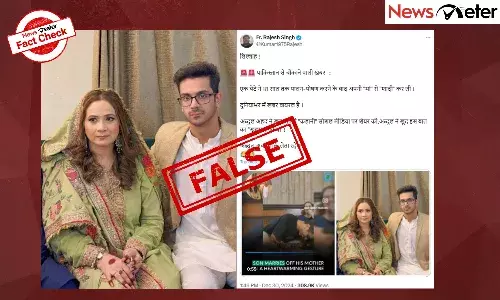 Fact Check: Son marries his mother in Pakistan? No, viral claim is false