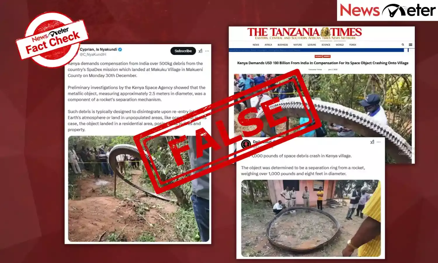 Fact Check: India’s space junk falls in Kenya, prompting calls for compensation? Here is the truth