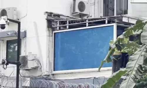 Salmans residence gets security upgrade with bullet-proof glass outside balcony