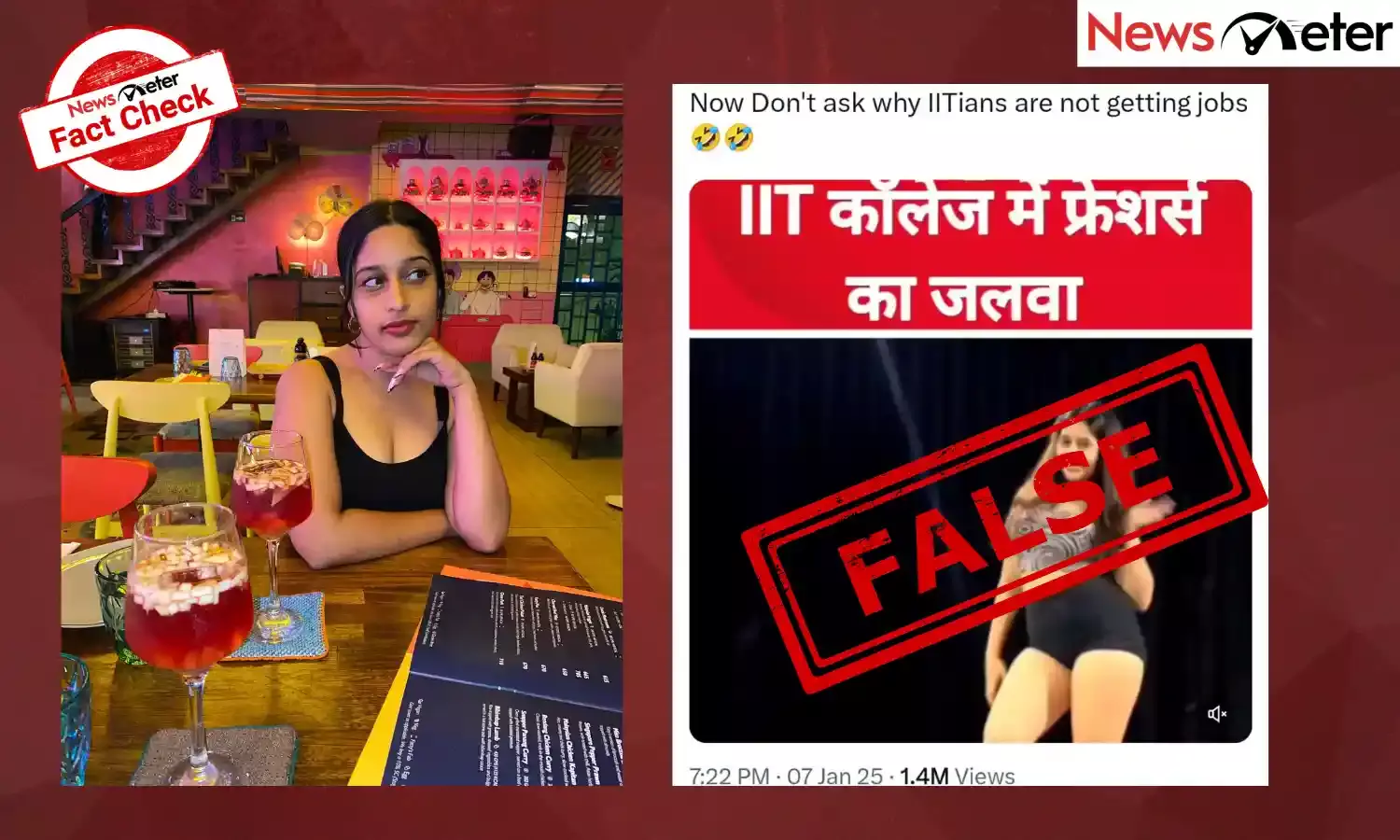 A video of a girl dancing has gone viral as a performance at an IIT college freshers’ party.