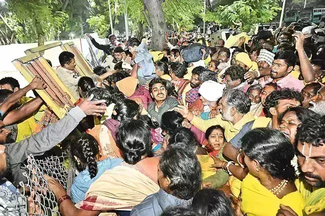 Tirumala: How a gate opening by Cops led to tragic stampede at Venkateswara Swamy temple