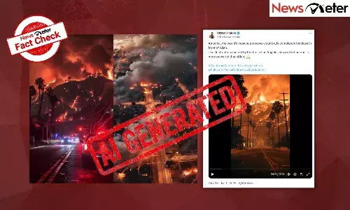 Fact Check: Wildfires in Los Angeles? No, this video is AI-generated