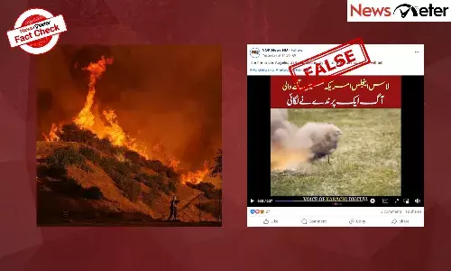 Fact Check: Fire-emitting bird caused California wildfires? No, it is an old VFX video