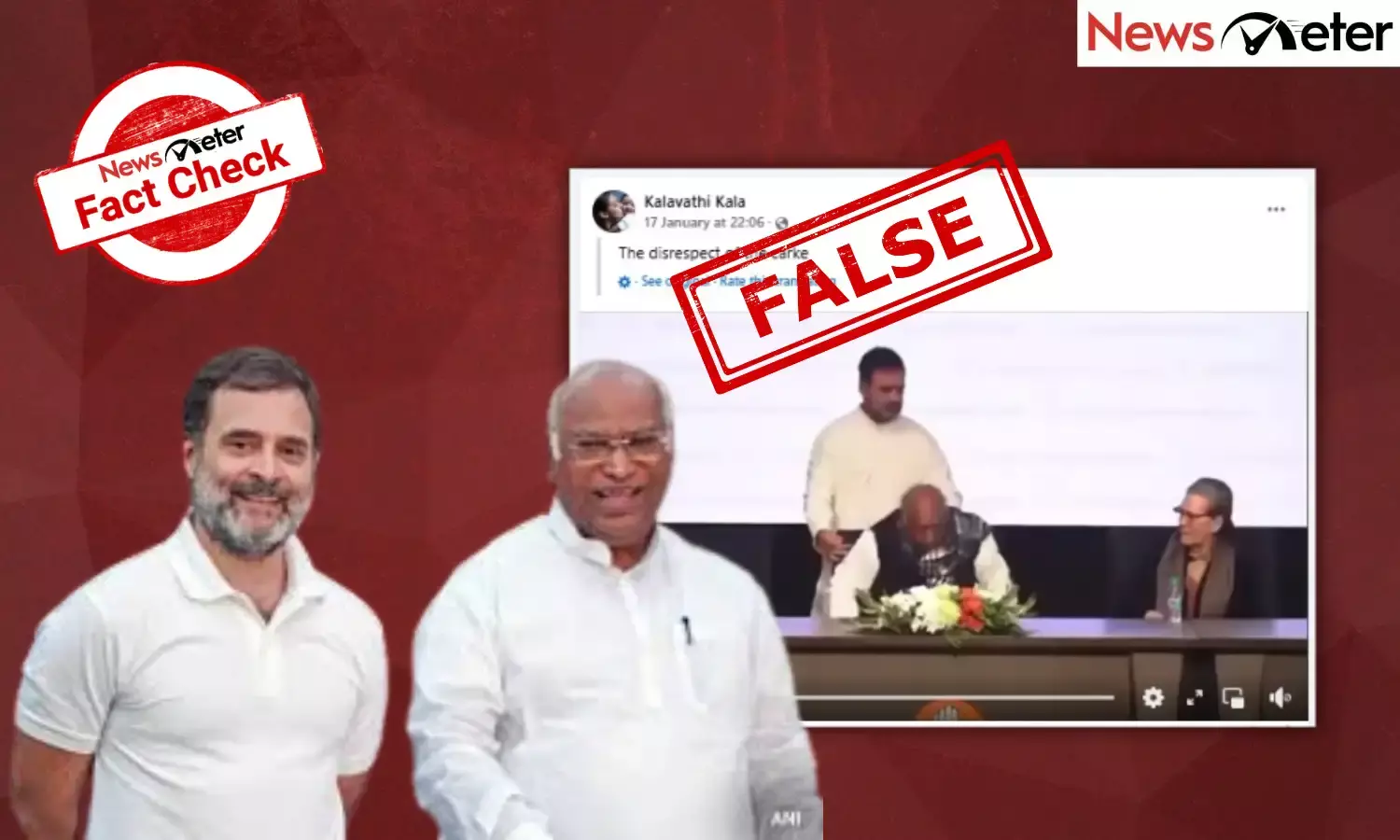 Fact Check: Rahul Gandhi insults Mallikarjun Kharge during party office’s inauguration? No, viral video is clipped