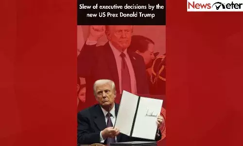 Slew of executive orders by the new US Prez Donald Trump