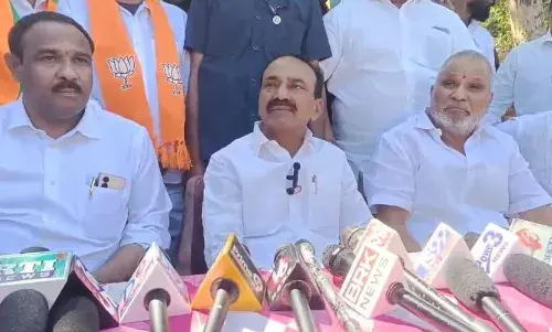 BJP MP Eatala Rajender caught on camera slapping real estate agent overĀ encroachments