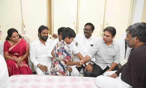 BRS MLA Padma Rao Goud undergoes surgery after heart attack; KTR, Kavitha visit leader