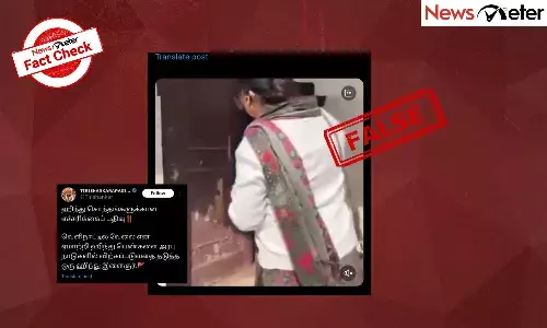 Fact Check: அரபு நாடுகளுக்கு இந்து பெண்கள்  விற்கப்படுவதை தடுத்து நிறுத்திய இந்து இளைஞர் என பரவும் செய்தியின் உண்மை என்ன?