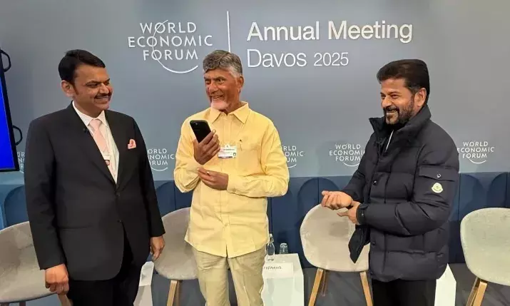 Hyderabad to be developed like New York, Tokyo: CM Revanth at Davos; praises CM Naidu for developmental reforms