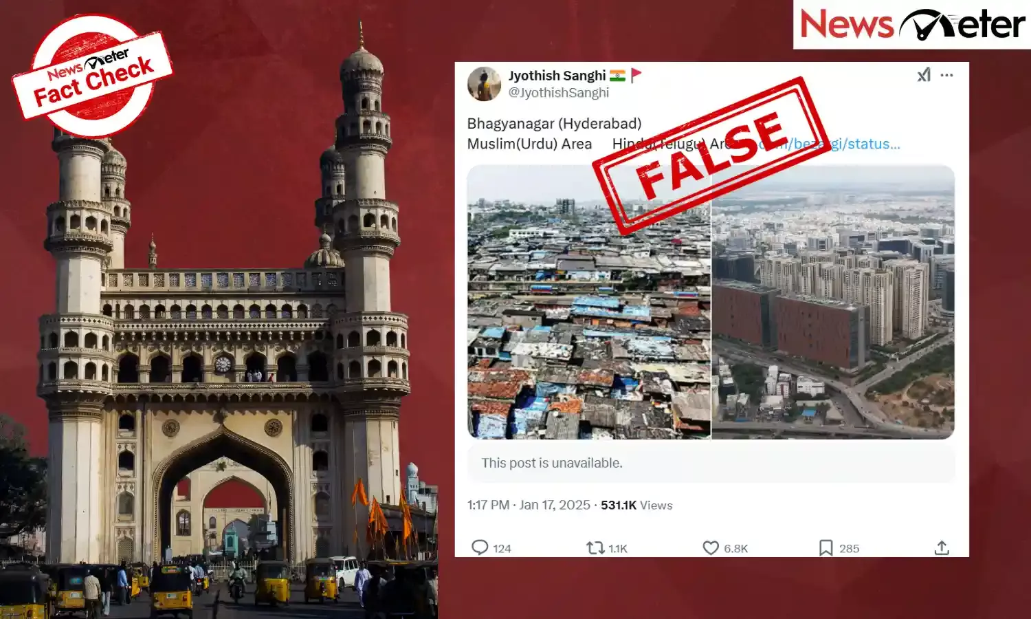Fact Check: Hyderabad divided into rich Hindu and poor Muslim areas? No, viral posts are misleading