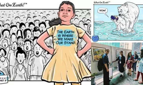 What On Earth! at HLF: Cartoons simplify complex topics about climate, energy