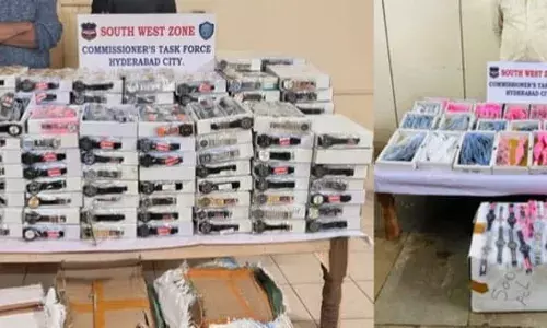 3 held for selling tampered Fastrack watches at Charminar; Rs 1 cr worth goods seized