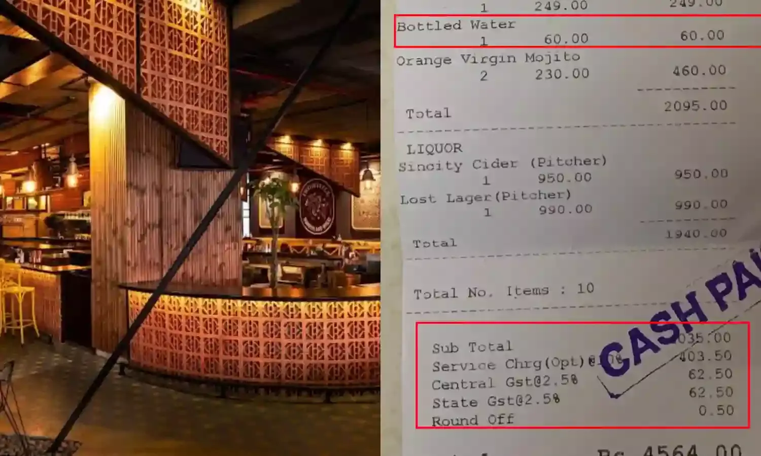 Kukatpally’s Iron Hill Brewery accused of charging above MRP, adding service charges