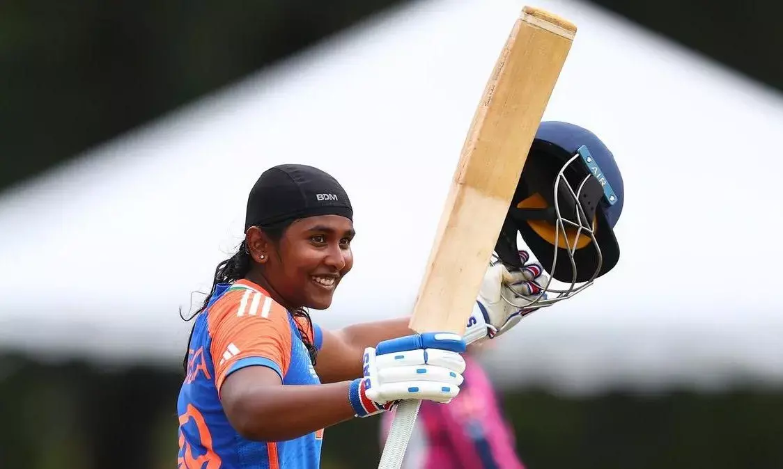 Gongadi Trisha from Telangana scores first-ever century in Women’s U19 T20 World Cup