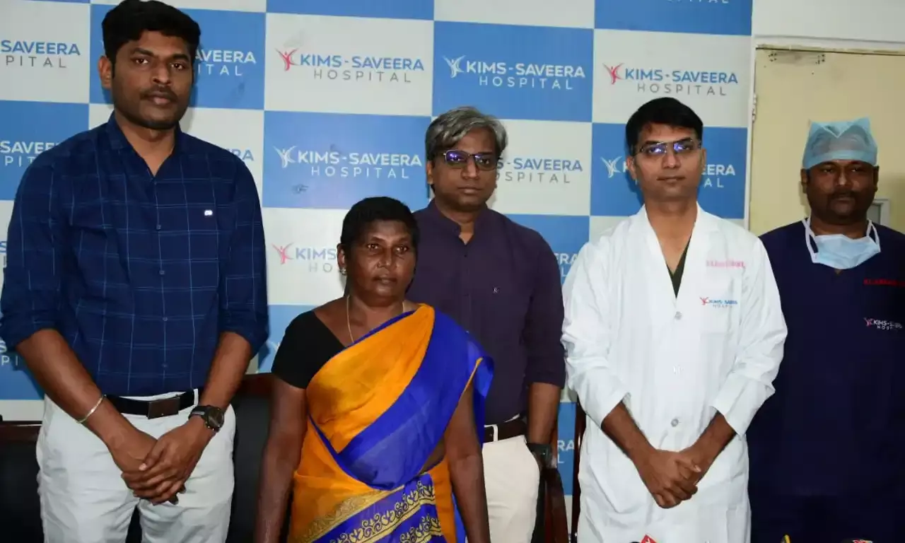 Lemon-sized tumour in brain successfully removed at KIMS Saveera Anantapur