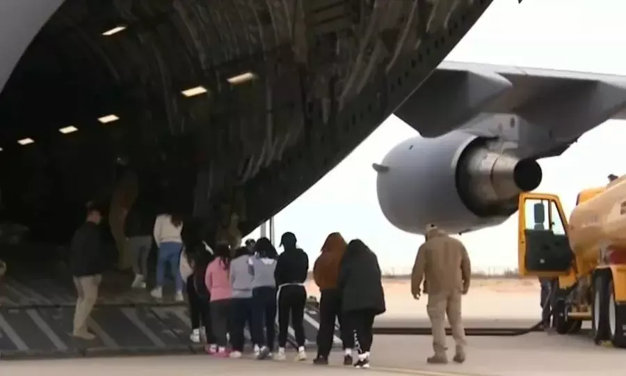 US intensifies crackdown against illegal migrants; flights carrying 205 Indian nationals depart from San Antonio