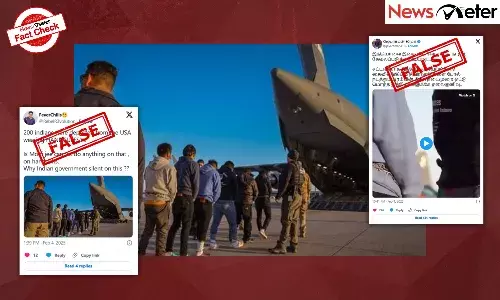 Fact Check: US deports Indian immigrants in handcuffs and shackles? Find the facts