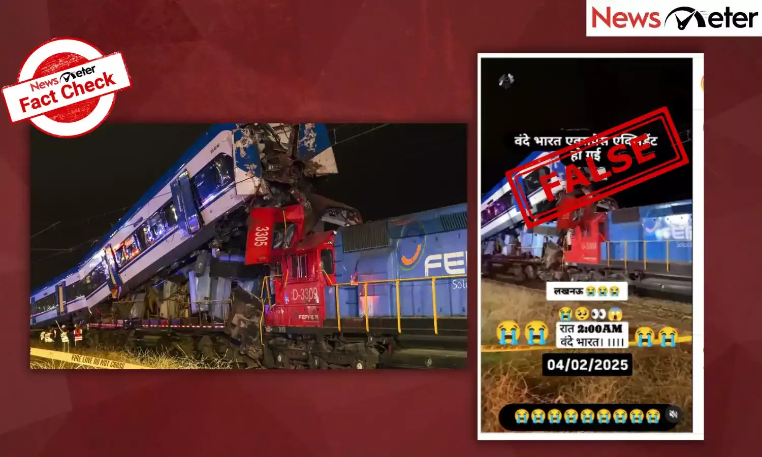 Fact Check: Vande Bharat train collision in Lucknow? No, viral video is from Chile