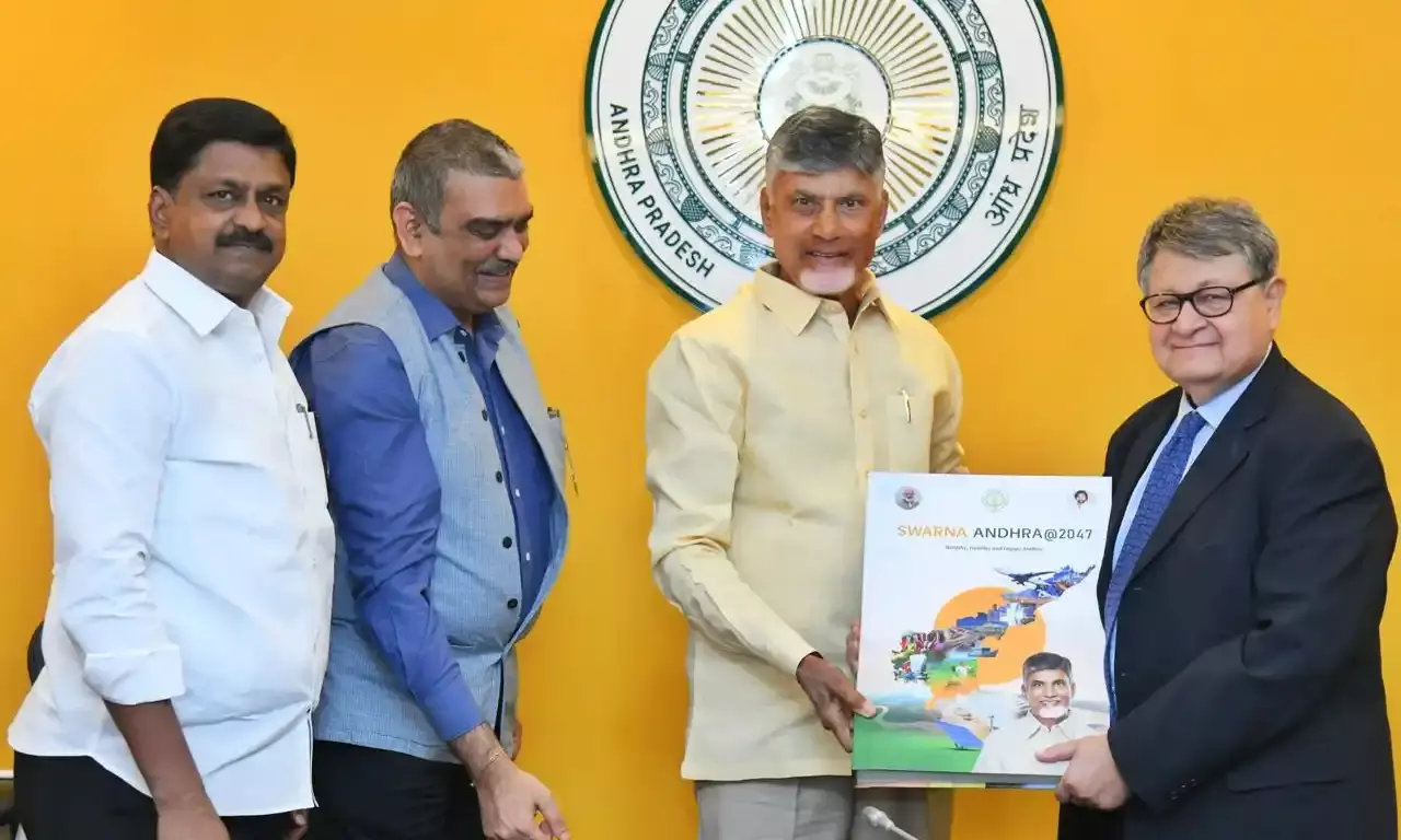 CM Chandrababu seeks NITI Aayog assistance for economic progress, skill development in AP