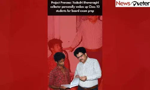 Project Prerana: Yadadri Bhuvanagiri collector personally wakes up Class 10 students for board exam prep