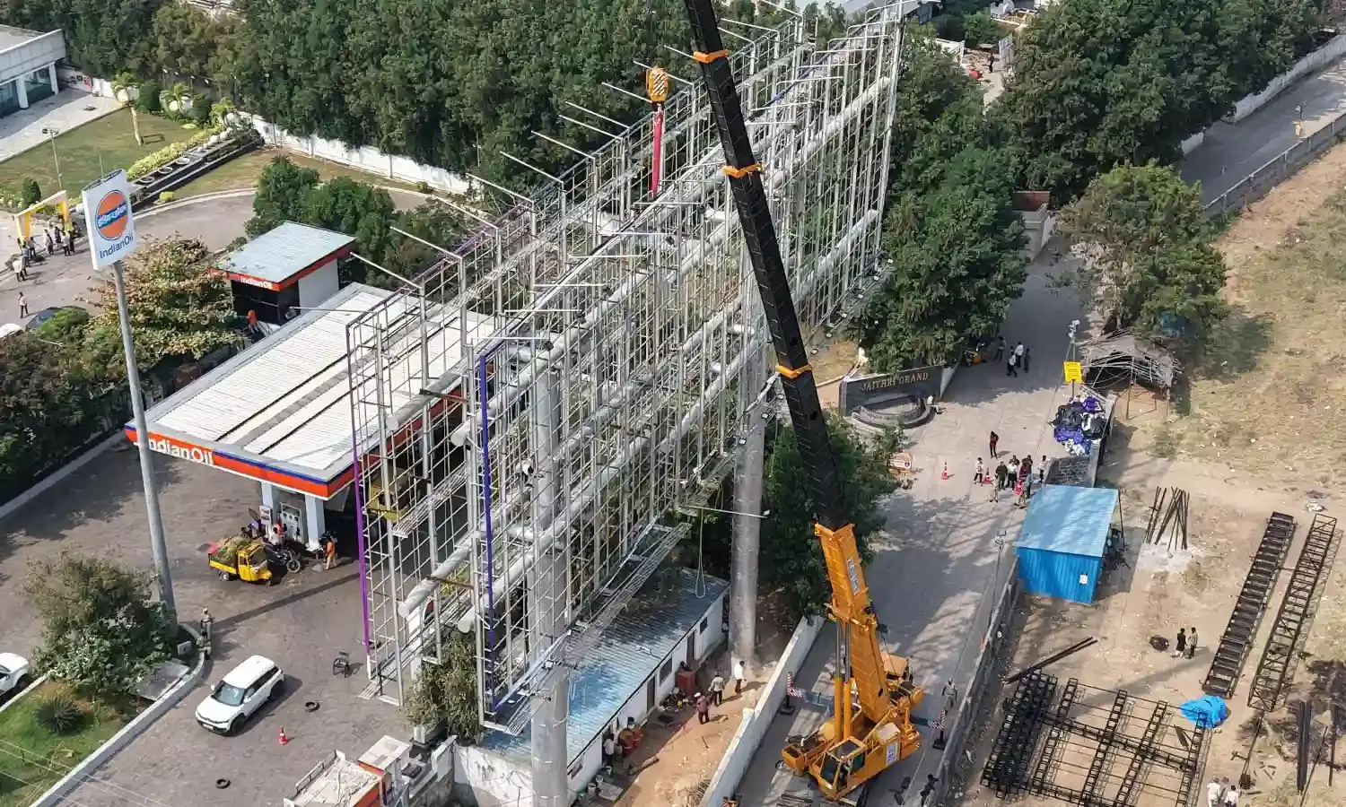 HYDRAA removes 42 illegal unipoles; UNI Ads, Prakash Arts, Lead Space under radar