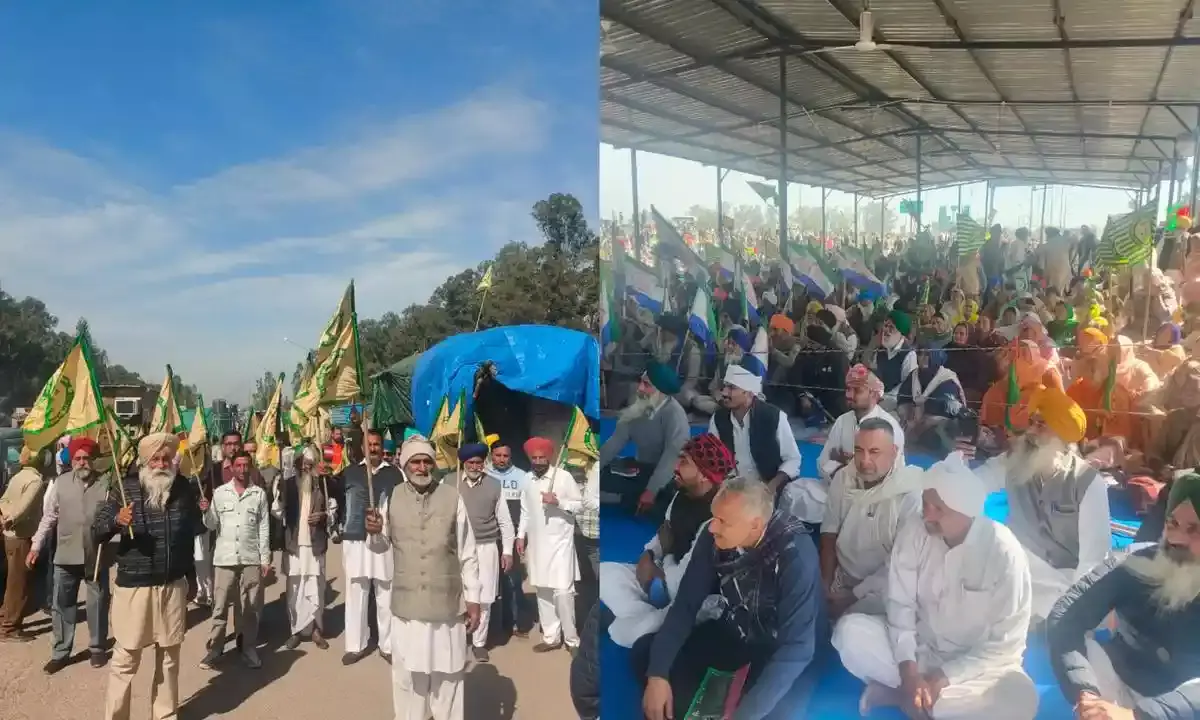 One year of Delhi Protest 2: 10,000 farmers gather at Shambhu, announce meet with Centre