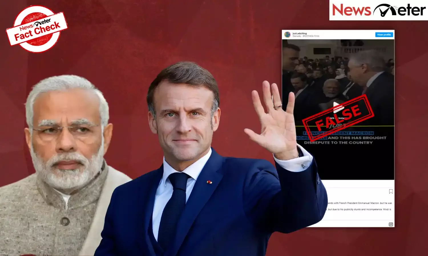 Fact Check: ప్రధాని మోదీని విస్మరించిన ఫ్రెంచ్ అధ్యక్షుడు మాక్రాన్‌? నిజం ఇక్కడ తెలుసుకోండి...