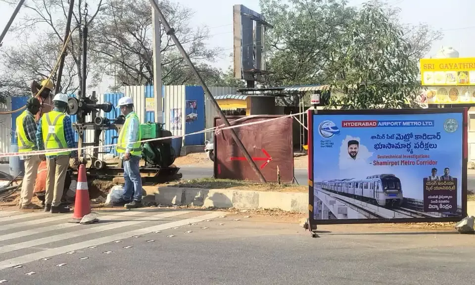Hyderabad Metro Expansion: Surveys underway for JBS-Medchal and JBS-Shamirpet routes