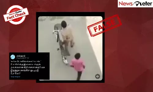 Fact Check: திமுக ஆட்சியில் ஹெல்மெட் அணியாமல் சைக்கிள் ஓட்டிய சிறுவனுக்கு அபராதம் விதித்ததா காவல்துறை? உண்மை ஆறியலாம்