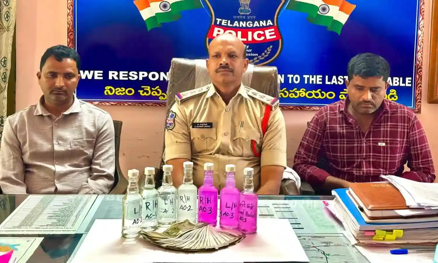 ACB arrest 3 Narayanpet cops, 2 Bhadradri Kothagudem forest officials for taking bribes