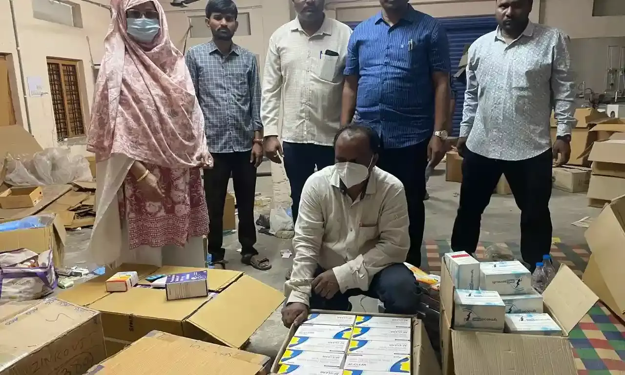 Telangana DCA intensifies crackdown, seizes illegally stocked medicines worth ₹6.70L  in Uppal Khalsa