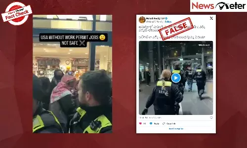 Fact Check: US police arrest illegal workers at shopping mall? No, video is from Germany