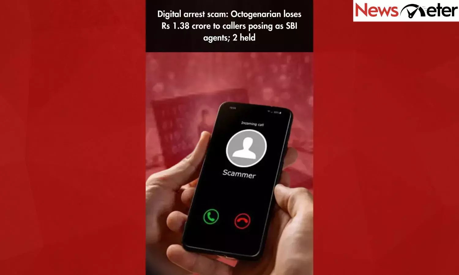 Digital arrest scam: Octogenarian loses Rs 1.38 crore to callers posing as SBI agents; 2 held