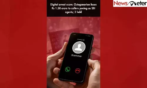 Digital arrest scam: Octogenarian loses Rs 1.38 crore to callers posing as SBI agents; 2 held