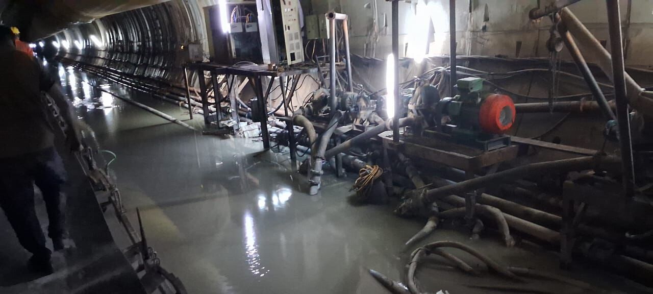 SLBC Tunnel Collapse: No breakthrough yet; last 50 meters blocked by muck, debris