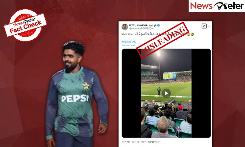 Fact Check: Babar Azam heckled during India-Pak Champions Trophy cricket match in Dubai? No, video is from 2024