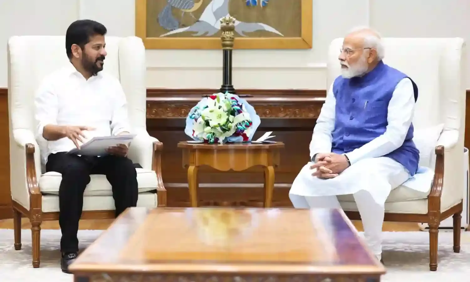 CM Revanth urges PM Modi to approve Hyderabad Metro Phase-II, key infrastructure projects