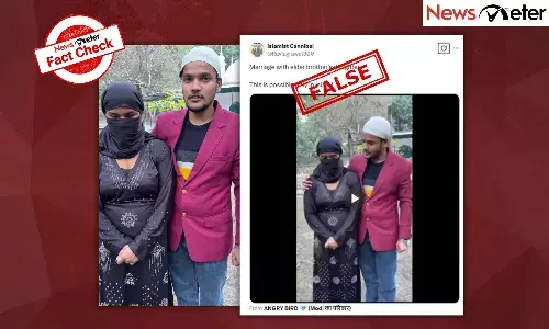 Fact Check: Muslim man marries his niece? No, viral video is scripted