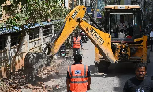 Nizampet traffic to breathe easy as HYDRAA removes road encroachments