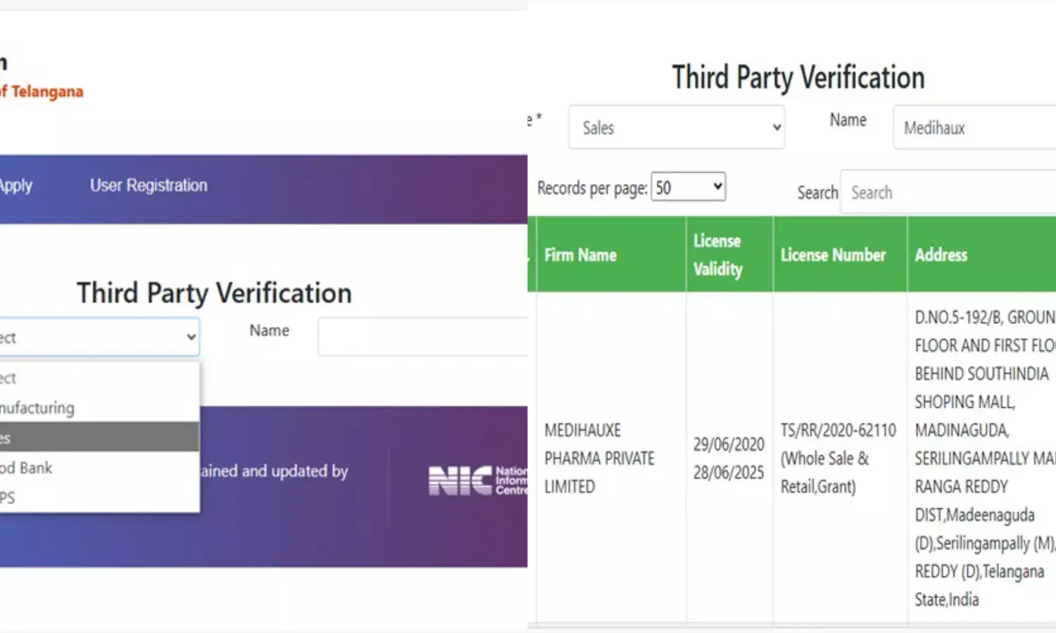 Step by Step: How to verify drug licences of medical shops or distributors in Telangana