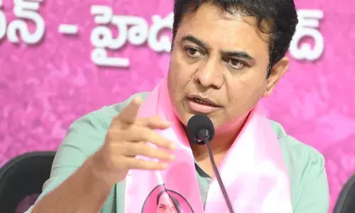 Telangana Congress govt unable to function without selling lands: KTR