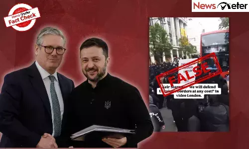 Fact Check: UK PM Starmerās support for Ukraine triggers massive rally in London? Find the truth here