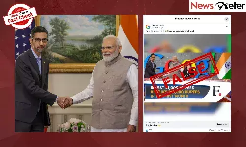 A video allegedly showing Firstpost journalist Palki Sharma claiming that the Government of India and Google launched an investment platform called āGoogle Investā is going viral.