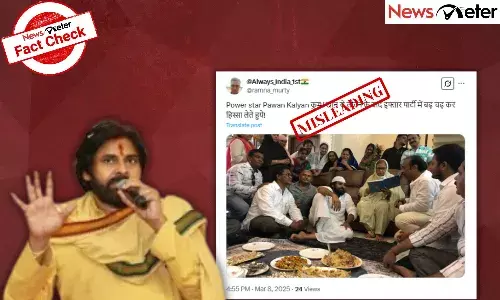 Fact Check: Pawan Kalyan attends Iftar party after holy dip in Maha Kumbh? Hereās the truth
