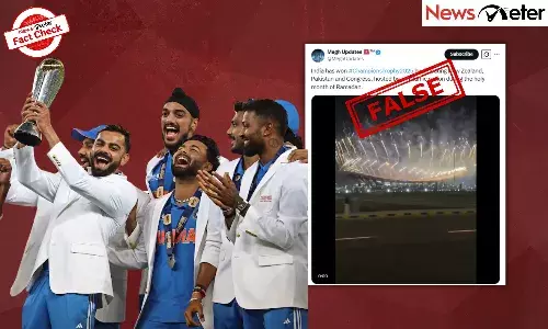 Fact Check: India wins Champions Trophyā videos of fireworks display at Dubai stadium go viral? Find the facts here