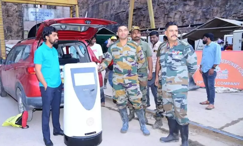 SLBC Tunnel Collapse: Robots deployed to help find seven trapped workers