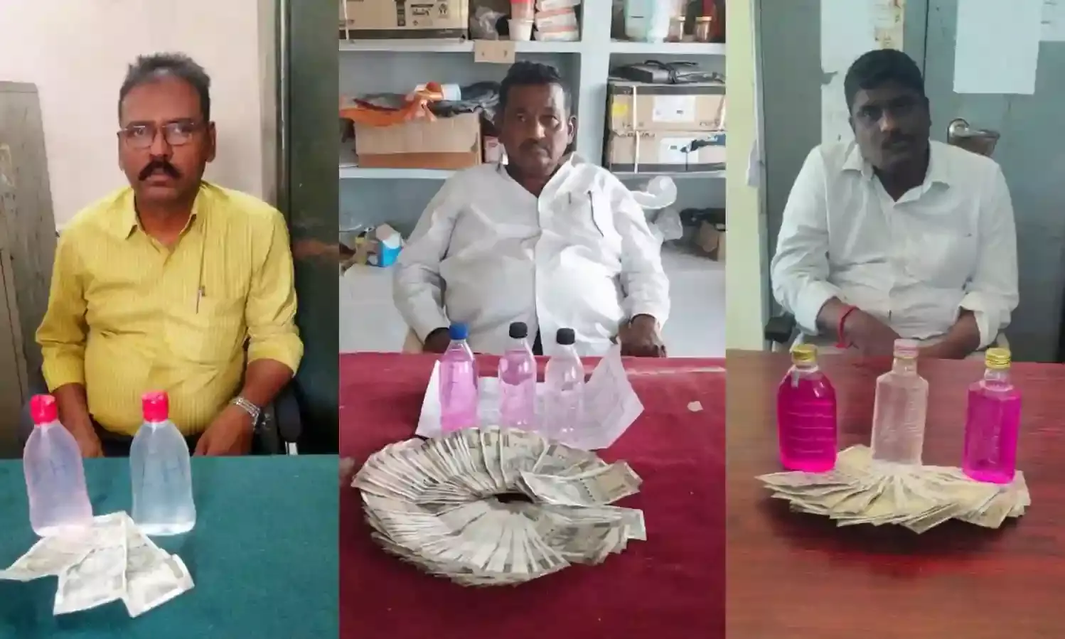 ACB raids: Adilabad, Medak and Khammam govt officials caught taking bribes