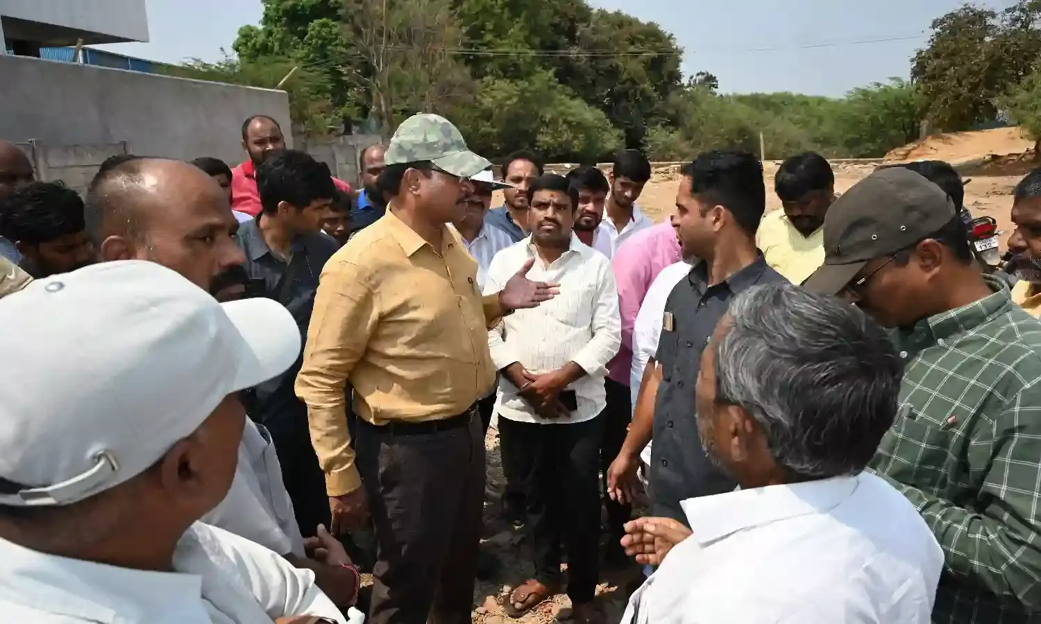 HYDRAA inspects encroached lands in Cantonment area