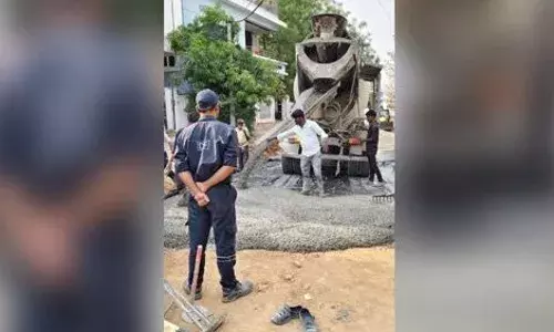 HYDRAA demolishes partition between two colonies in Gandipet, lays new road to ease travel
